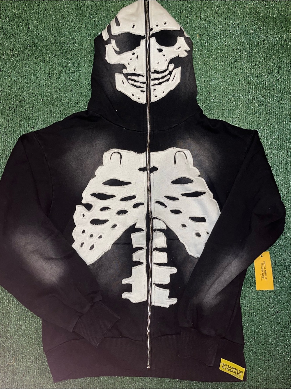 That’s a Awful lot of cough syrup skelton zip up